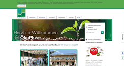 Desktop Screenshot of oekoplus.de